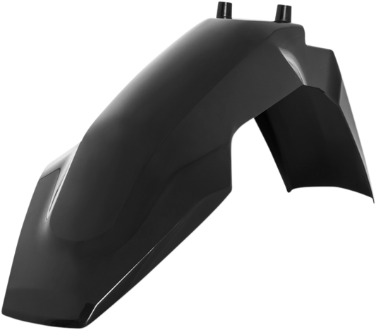 Acerbis black front fender motorcycle body part with sleek design, featuring the Acerbis logo and product code 2732000001.