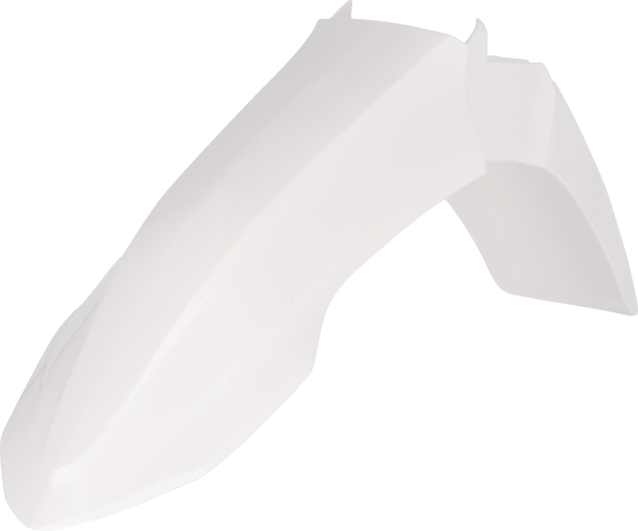 Acerbis white front fender motorcycle body part with product code 2979490002, designed for off-road or motocross bikes.