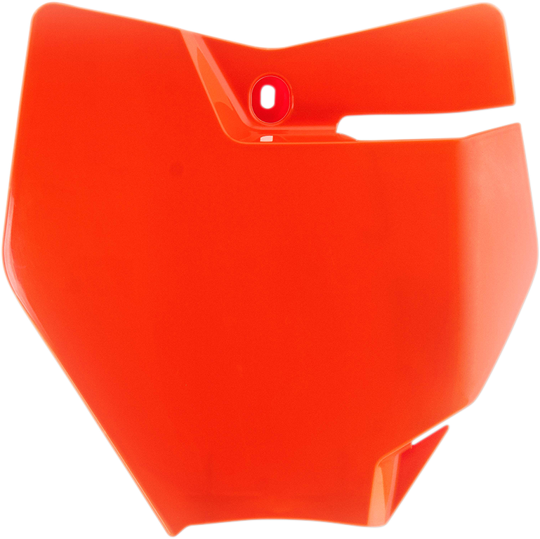ACERBIS Front Number Plate - '16 Orange 2449405226 - Howling Moto