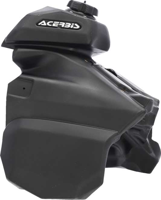 Black ACERBIS gas tank for Gas Gas MC/EX/EC 250/350/450F models, motorcycle body part for 2021-2023.