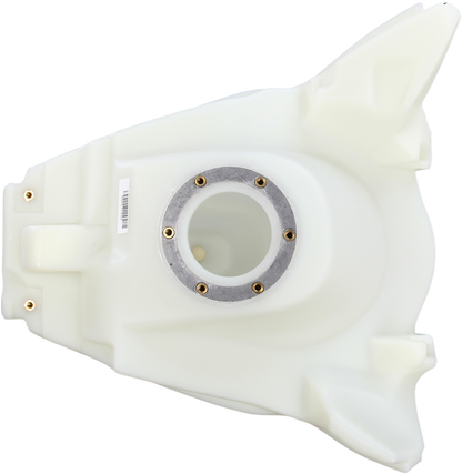 Acerbis natural gas tank for Honda motorcycles, 3.1-gallon capacity, shown with black body and mounting details.