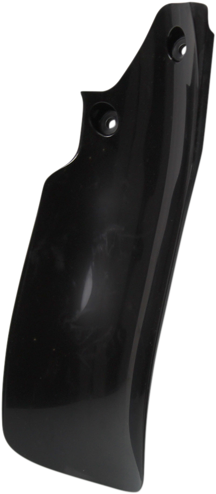 Acerbis black mud flap for motorcycle, body-mounted, with product code 2734960001, designed to protect from dirt and debris.