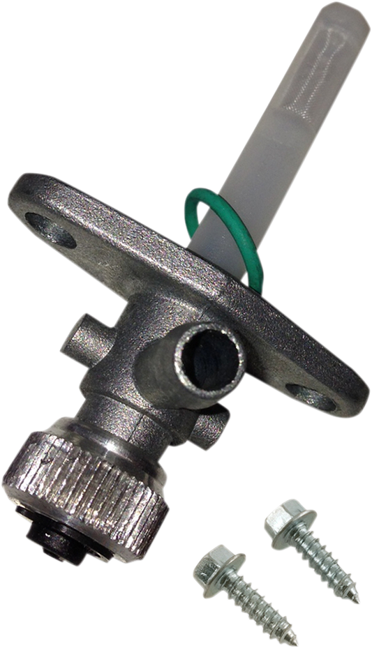 Acerbis On/Off Fuel Petcock body for motorcycle, showing the black fuel valve and mounting components on a neutral background.