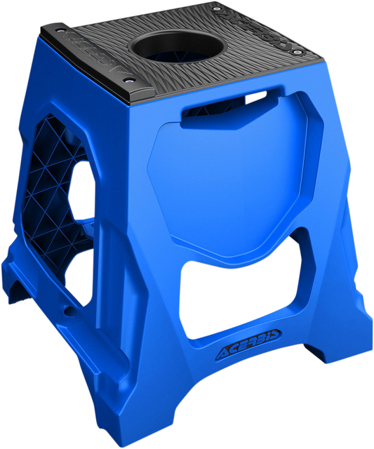 Blue Acerbis 711 bike stand body with radiator shrouds, designed for motorcycle support and protection.