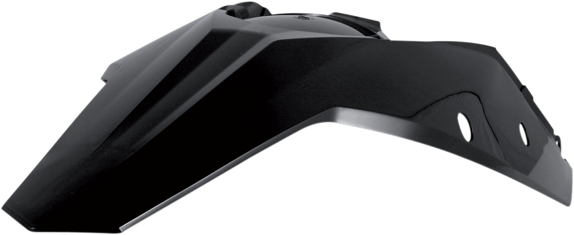 Acerbis black rear fender motorcycle body part with product code 2113830001, designed for off-road or dirt bikes.