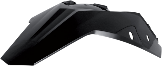 Acerbis black rear fender motorcycle body part with product code 2113830001, designed for off-road or dirt bikes.