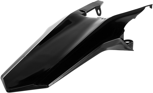 Acerbis black rear fender motorcycle body part, designed by Bill's Exhausts, shown in a close-up image.
