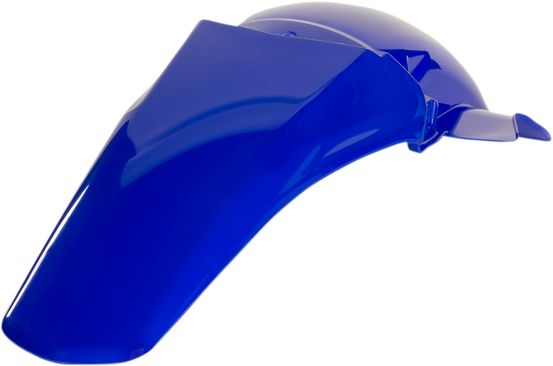 Blue ACERBIS rear fender motorcycle body part with brand logo, designed for durability and style.