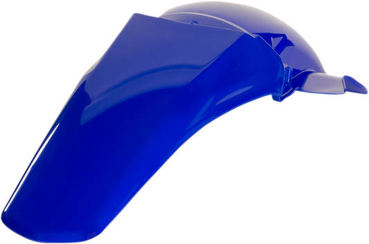 Blue ACERBIS rear fender motorcycle body part with brand logo, designed for durability and style.