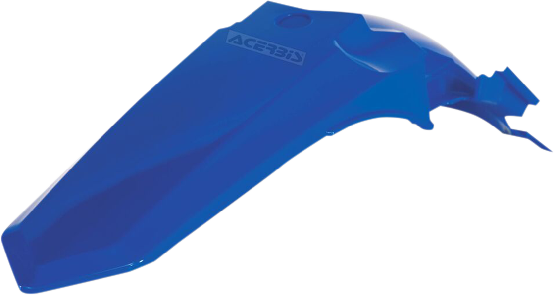 Acerbis blue rear fender motorcycle body part with product code 2403000211, designed for off-road or dirt bikes.