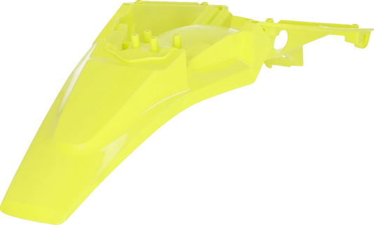 Yellow Acerbis rear fender for Husqvarna TC 65 (2017-2023) motorcycle, designed as a durable body part.