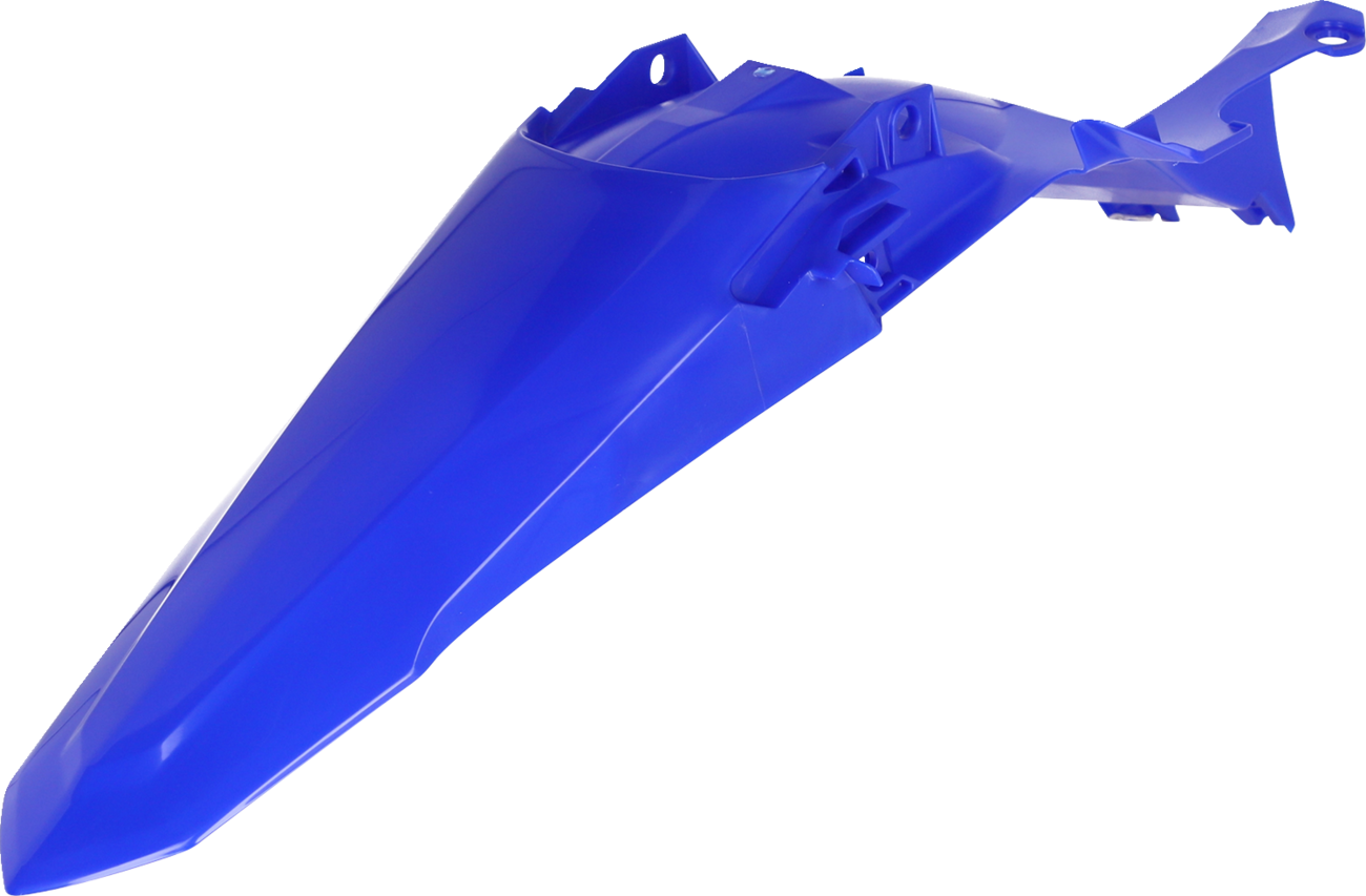 Acerbis rear fender in blue for Yamaha YZ450F 2023 motorcycle, designed as a durable body component.
