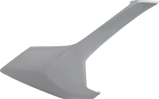 Gray Acerbis side panels for motorcycle body, compatible with Bill's Exhausts, shown on a vehicle in the image.