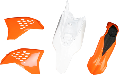 Acerbis standard replacement body kit for OEM '12 motorcycle, featuring durable plastic body panels with precise fit and finish.
