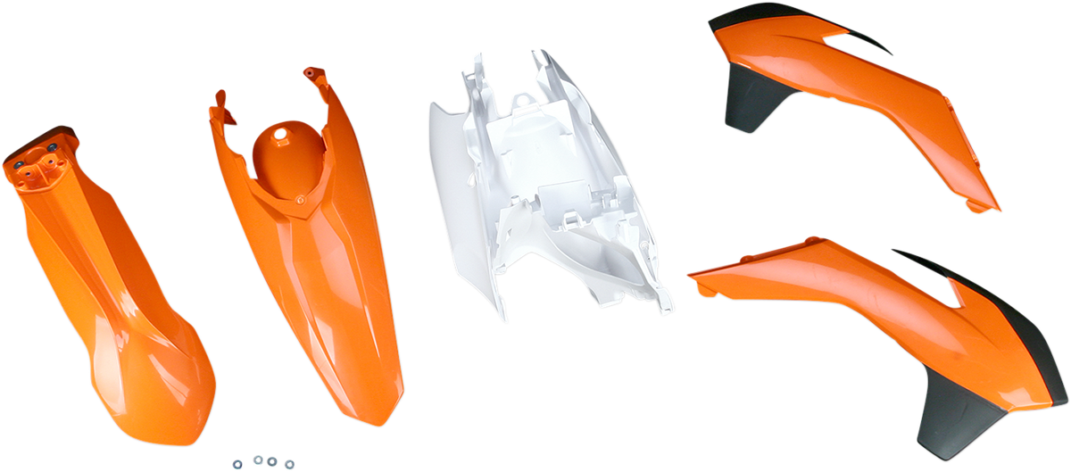 Acerbis standard replacement body kit for motorcycle, OEM model 13, in a natural color, designed for seamless fit and style.