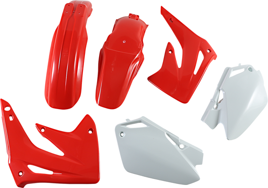 Acerbis Standard Replacement Body Kit OEM for motorcycle, featuring durable plastic body panels with Bill's Exhausts branding.
