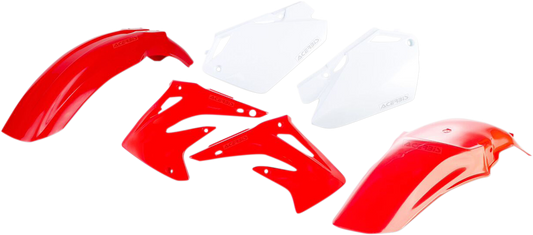 Acerbis standard replacement body kit for motorcycles, OEM 2040940245, shown on a motorcycle with a sleek body design.