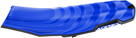 Blue Acerbis X-Seat Air body for Yamaha motorcycle, designed for improved comfort and style.