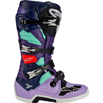ALPINESTARS Limited Edition Imperial Tech 7 Boots - Purple/Blue/Black - US 11 2012014-387-11 - Howling Moto