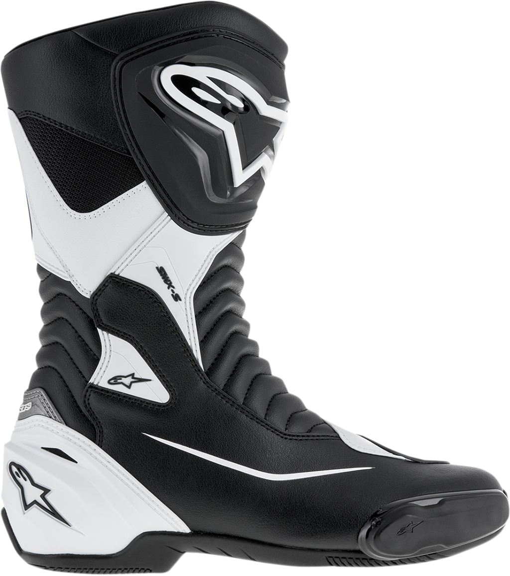 ALPINESTARS SMX-S Boots - Black/White - US 4 / EU 37 2223517-12-37 - Howling Moto