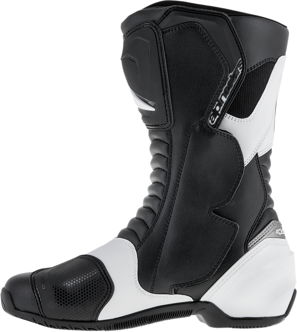 ALPINESTARS SMX-S Boots - Black/White - US 4 / EU 37 2223517-12-37 - Howling Moto