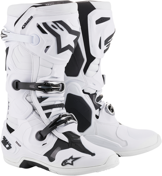 ALPINESTARS Tech 10 Boots - White - US 9 2010020-20-9 - Howling Moto