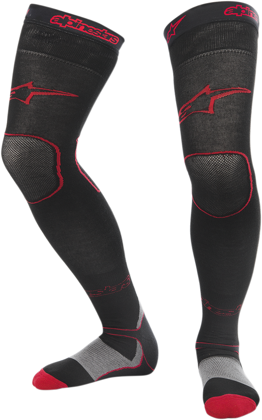 Alpinestars Long Tech MX thick socks in large/xl, designed for motocross, featuring durable material and comfortable fit.