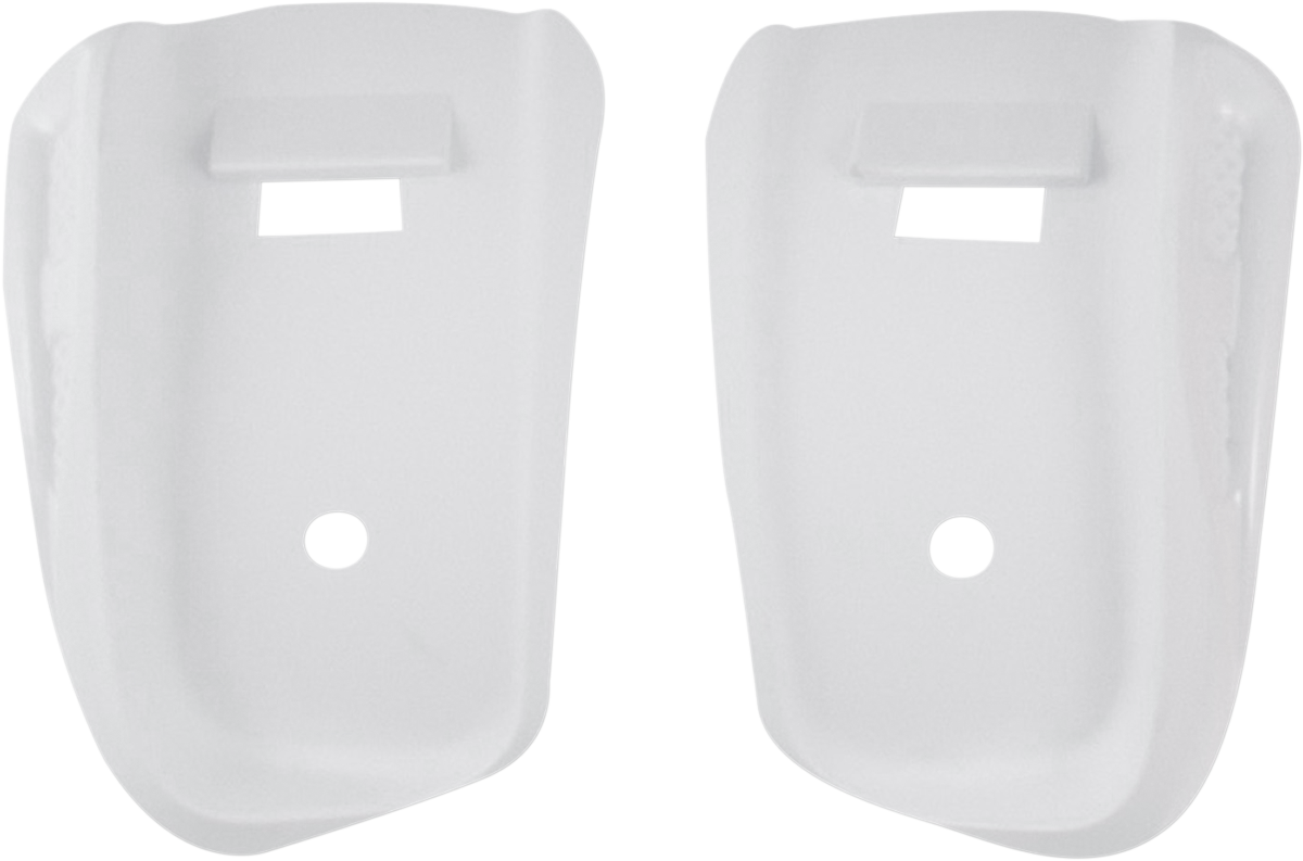 Alpinestars Tech Boots buckle base in white for Tech 10 boots from 2014 to 2018, part of Bill's Exhausts boots parts collection.