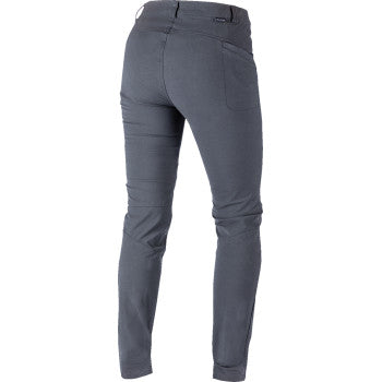 Black ICON Women's Hella 4™ Pants from Bill's Exhausts, showing the stylish and comfortable design with functional pockets.