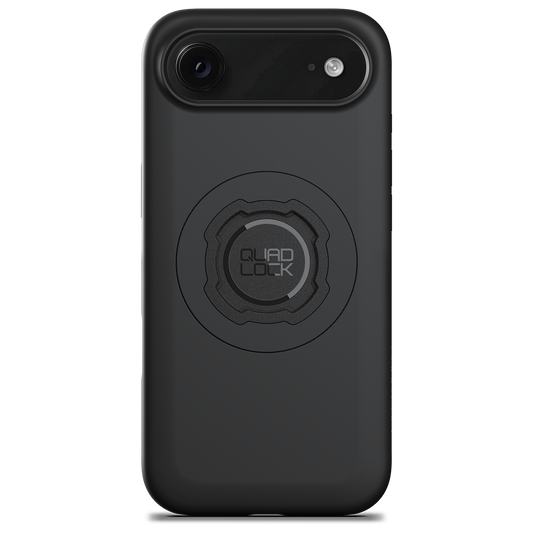 Quad Lock Mag Case for iPhone 17 by Bill's Exhausts, in black, with magnetic attachment and protective design.