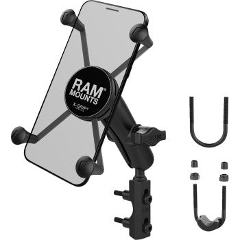 RAM MOUNTS X-Grip Vibe Safe Mount Kit with Reservoir Base, designed for secure device mounting by Bill's Exhausts.