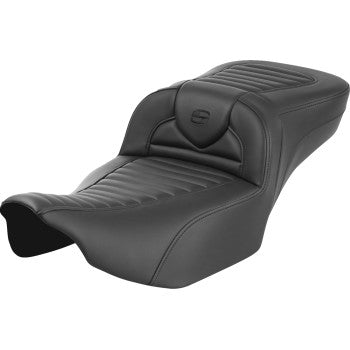 Bill's Exhausts SADDLEMEN Roadsofa™ Extended Reach Seat without backrest, tuck-n-roll design for FLTR/FLHX 2023-2024 motorcycles