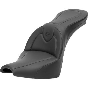 SADDLEMEN Roadsofa™ Seat - without Backrest - Black/Black Stitching - FXBB/FXST '18-'23 818-30-187 - Howling Moto