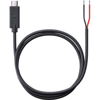 SP CONNECT Hardwire Cable 12V SPC+ by Bill's Exhausts, black cable with connectors for secure vehicle power connection.