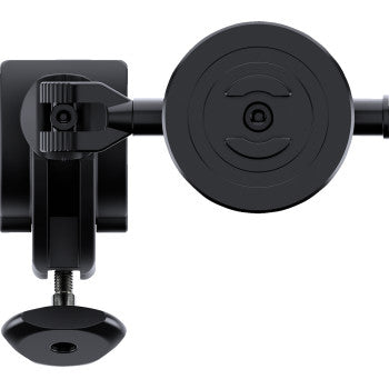 SP CONNECT Roll Cage Mount 3D Mag-Align by Bill's Exhausts attached to a vehicle roll cage for secure smartphone mounting.