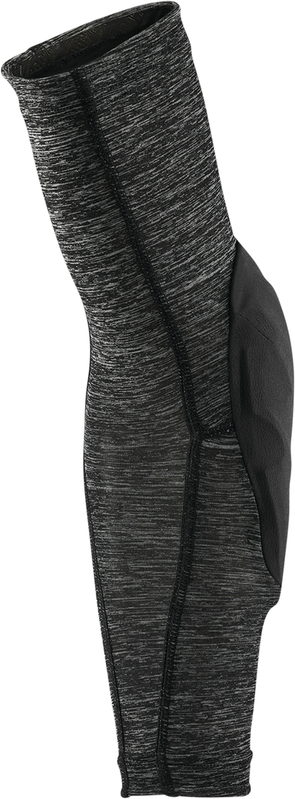 Bill's Exhausts 100% Teratec Gray and Black Medium Elbow Guards, durable protective gear for elbows.