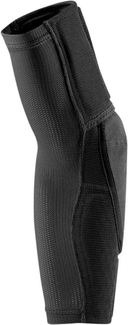 Black Bill's Exhausts 100% Teratec Plus Elbow Guards in Medium size, designed for protective support during physical activities.