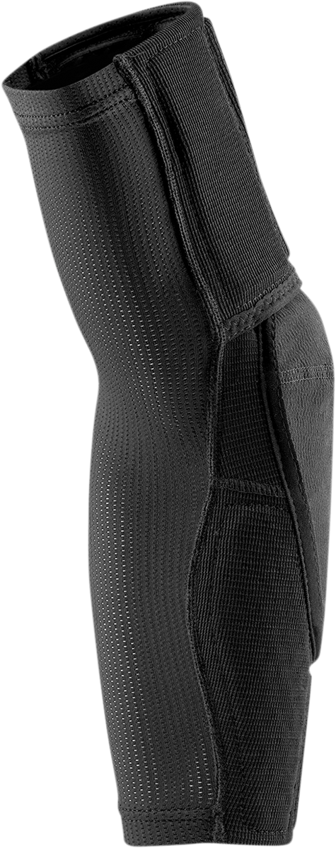 Black 100% Teratec Plus Elbow Guards in XL size by Bill's Exhausts, featuring padded protective design for elbow protection.