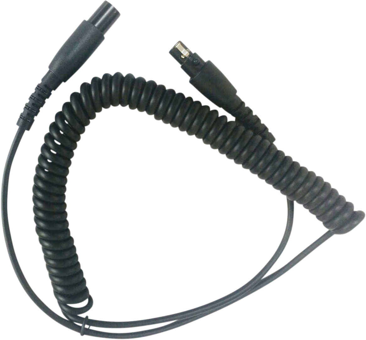 Bill's Exhausts NAVATLAS Intercom Cable RTI200 engine component, showing the cable connected to the engine for communication purposes.