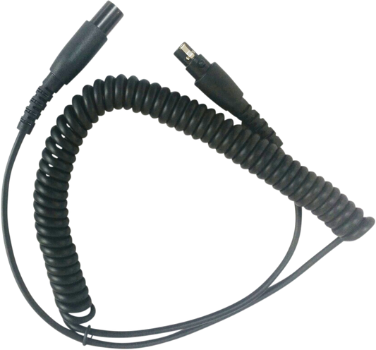 Bill's Exhausts NAVATLAS Intercom Cable RTI200 engine component, showing the cable connected to the engine for communication purposes.