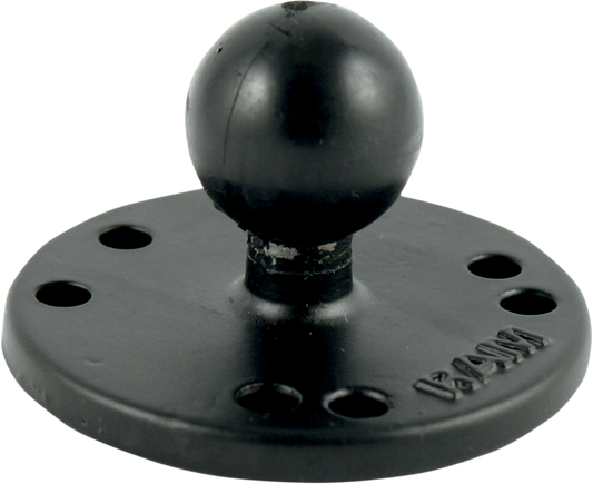 Bill's Exhausts RAM MOUNTS Ball Mount with AMPS hole adapter for engine applications, durable and versatile mounting solution.