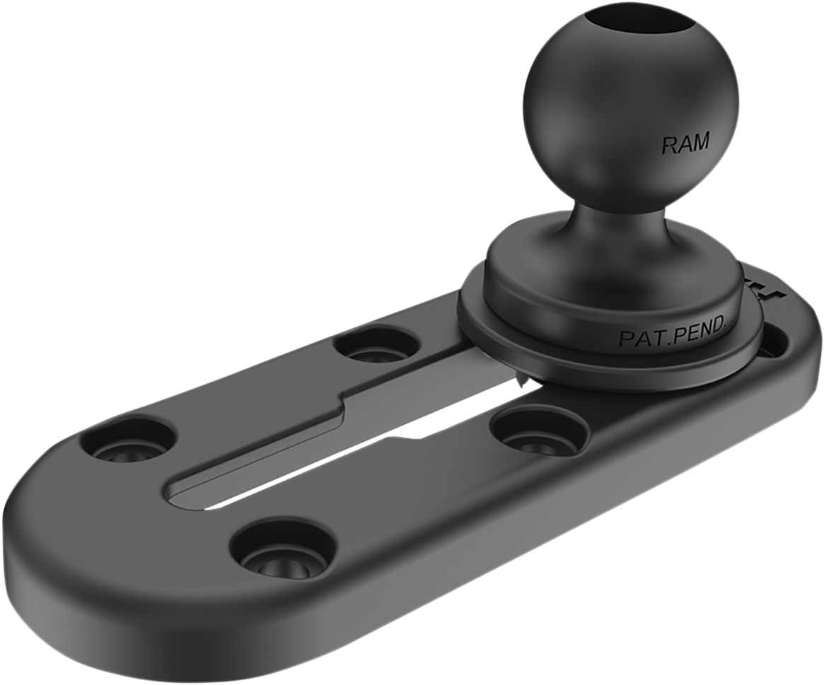 Bill's Exhausts RAM MOUNTS Tough-Track composite engine mount, 4-3/4-inch RAP-TRACK-A3, durable and designed for engine mounting.