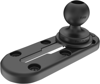 Bill's Exhausts RAM MOUNTS Tough-Track composite engine mount, 4-3/4-inch RAP-TRACK-A3, durable and designed for engine mounting.