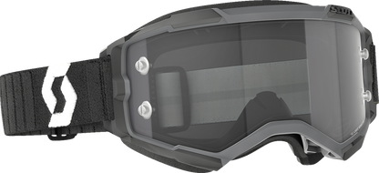 Scott Fury Light Sensitive Goggles in black and gray with adjustable straps, designed for protective eye coverage.