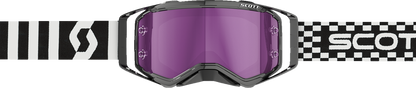 SCOTT Prospect Goggles - Racing Black/White - Purple Chrome Works 272821-7432281 - Howling Moto