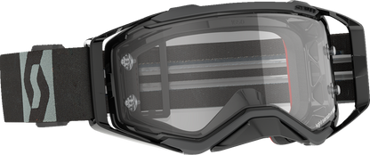 Scott Prospect Light Sensitive Goggles in black and gray, designed for engine work, with adjustable straps and protective lenses.