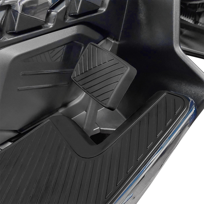 Chrome brake pedal for Spyder motorcycle, designed by Bill's Exhausts, with a shiny, durable engine component appearance.