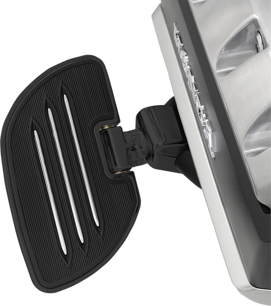 Black Show Chrome Highway Board engine cover for Honda GL1800 motorcycle by Bill's Exhausts.
