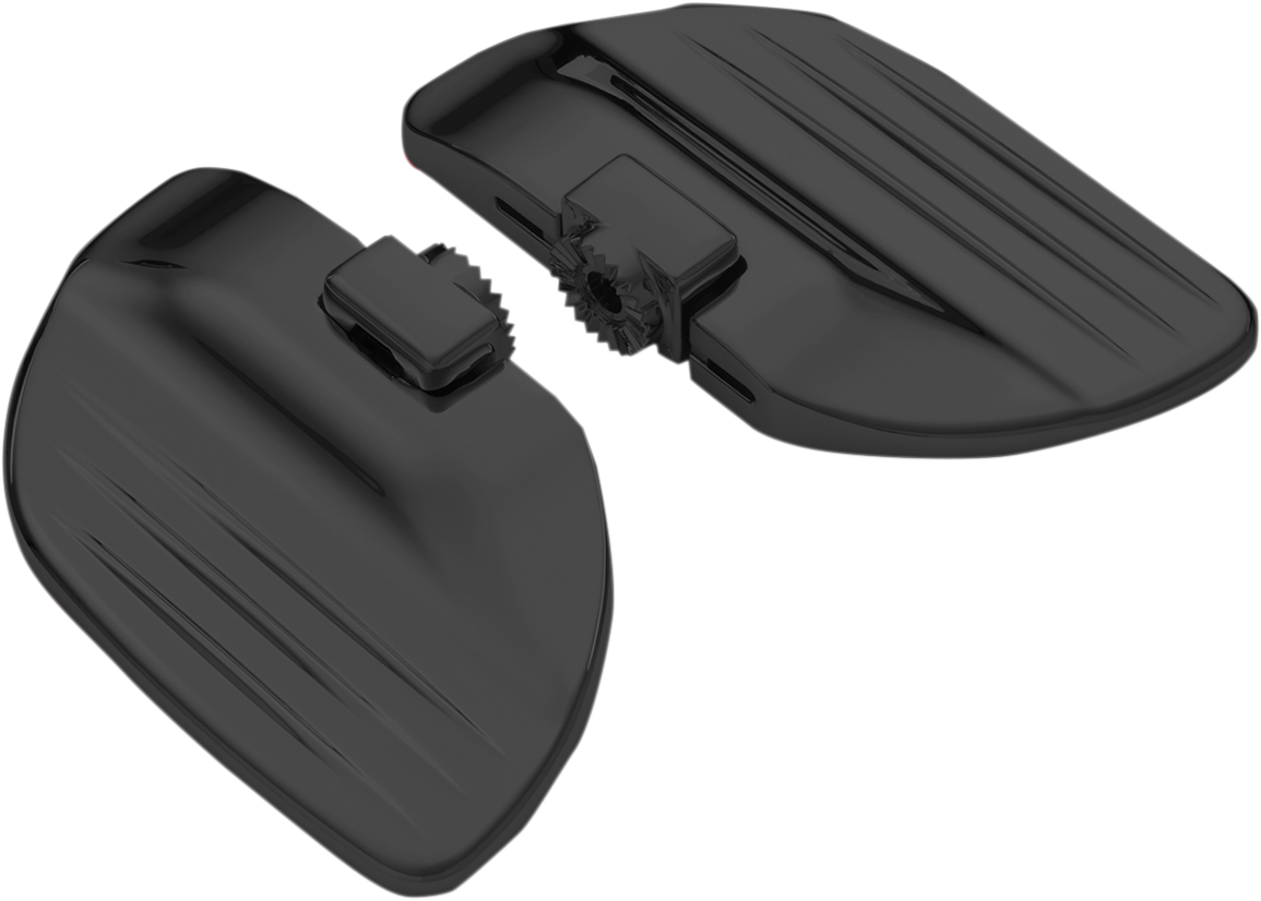 Black SHOW CHROME Highway Board engine cover for Honda GL1800 motorcycle, designed by Bill's Exhausts.