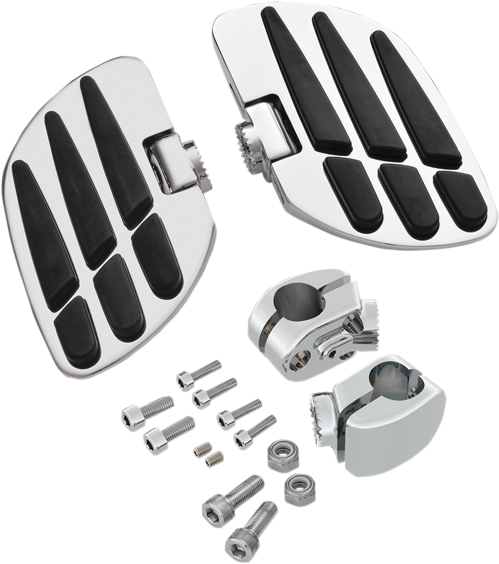 Bill's Exhausts SHOW CHROME Highway Board GL18 21-353 engine part with chrome finish and mounting details.
